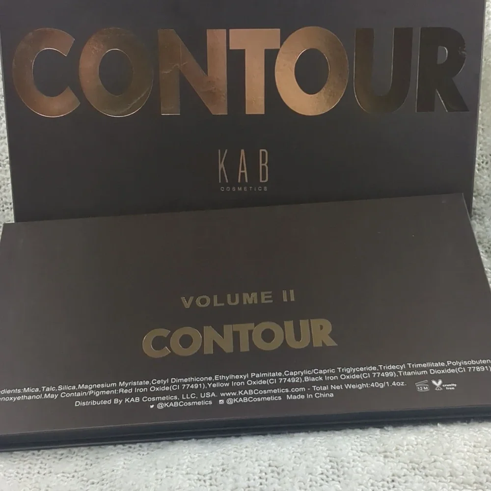 KAB Vol II Cosmetics Contour Palette, 8x 40g/1.4oz